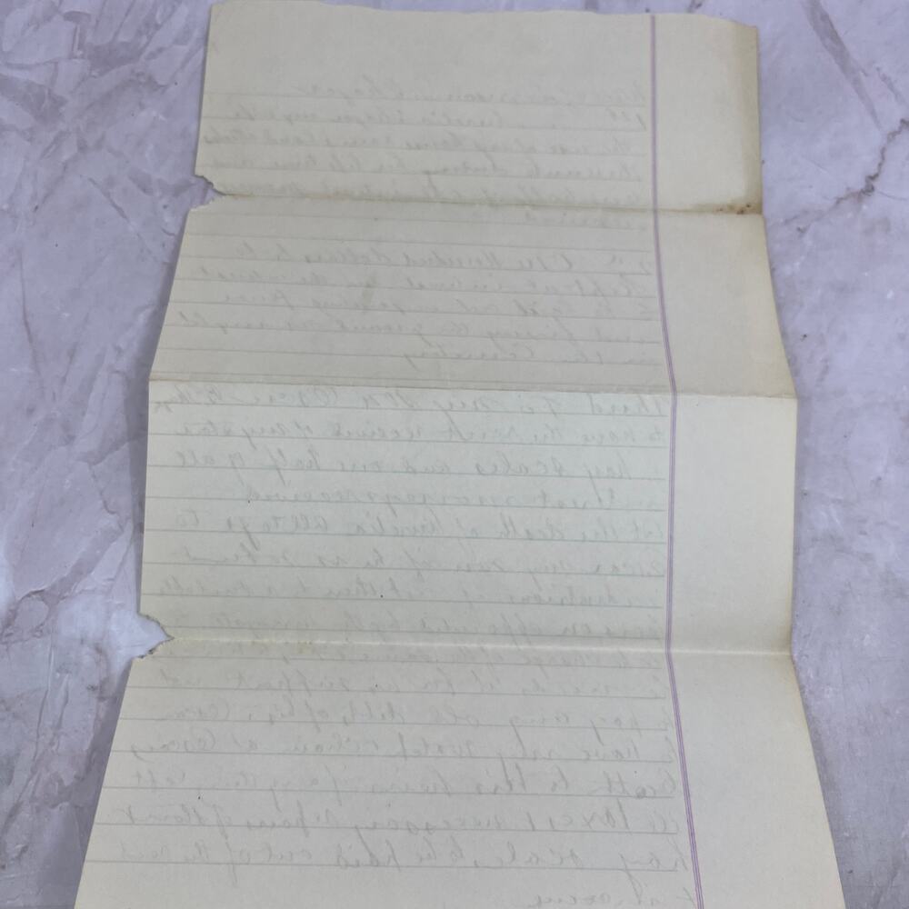 c1900 Handwritten Will of Harrison J. Thayer - Aurelia Thayer Oscar Thayer D22 - Picture 2 of 2